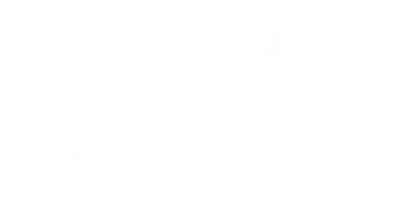 white half circle